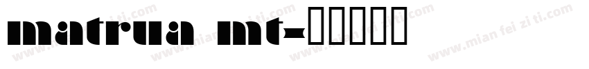 matrua mt字体转换